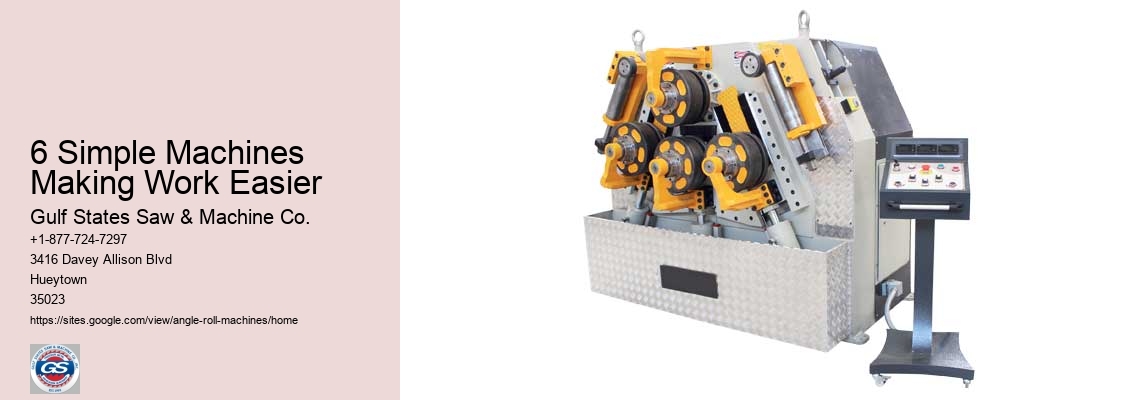 6 Simple Machines Making Work Easier