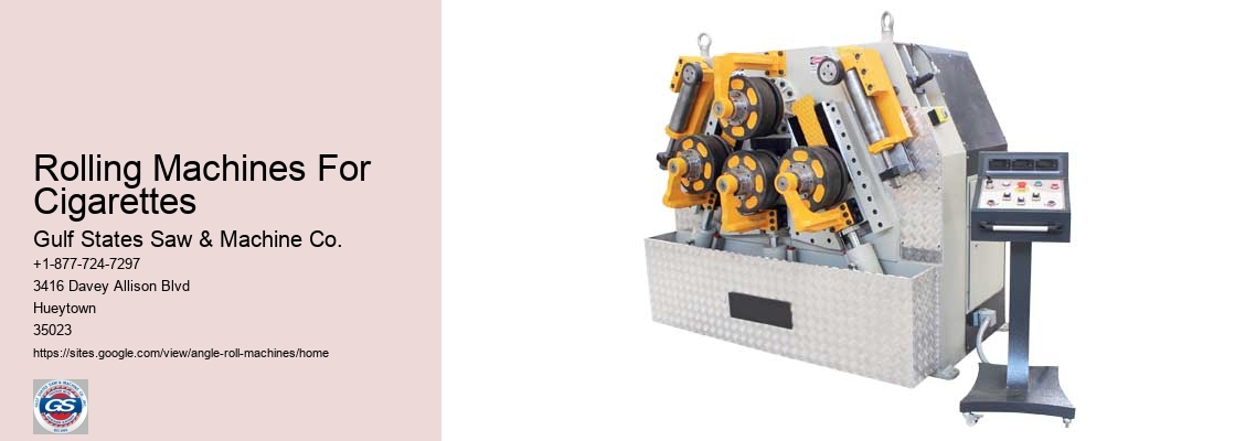 Rolling Machines For Cigarettes