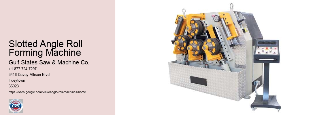 Slotted Angle Roll Forming Machine